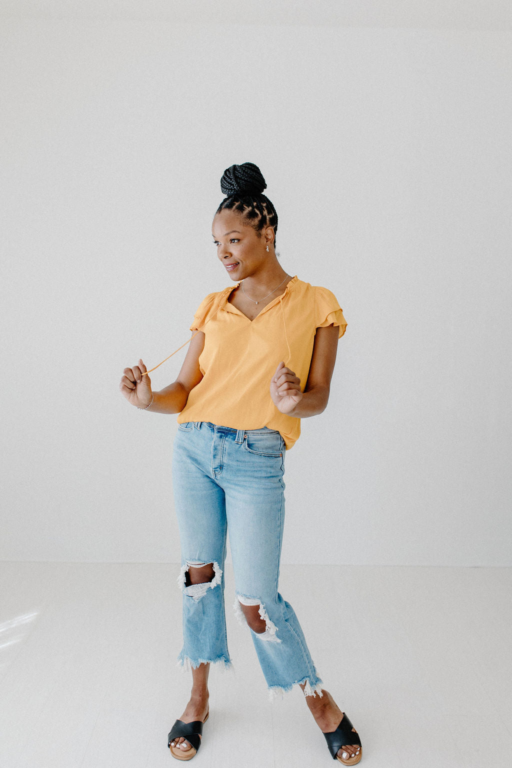 Mara Ruffle Blouse