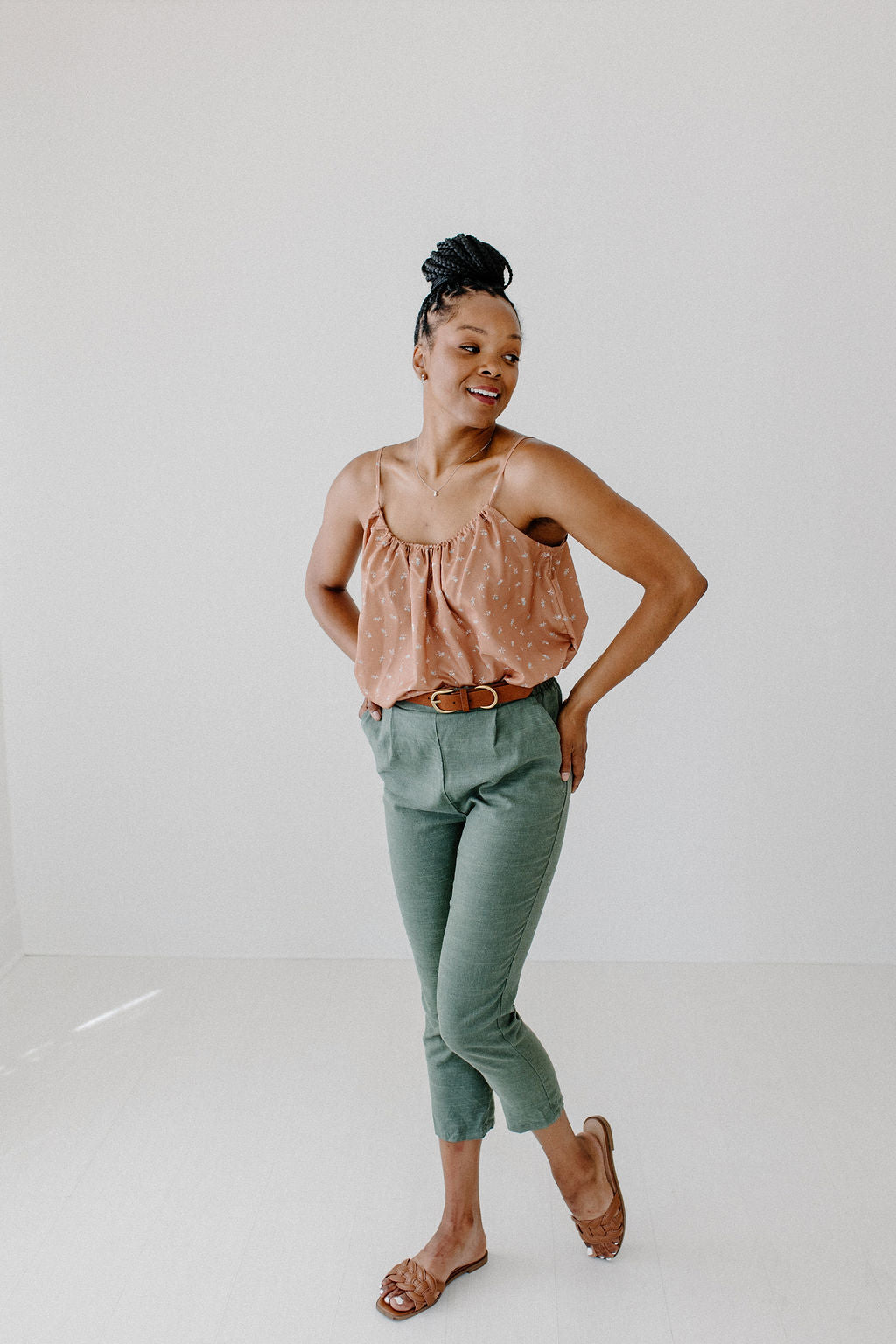 Straight Leg Pocket Pants