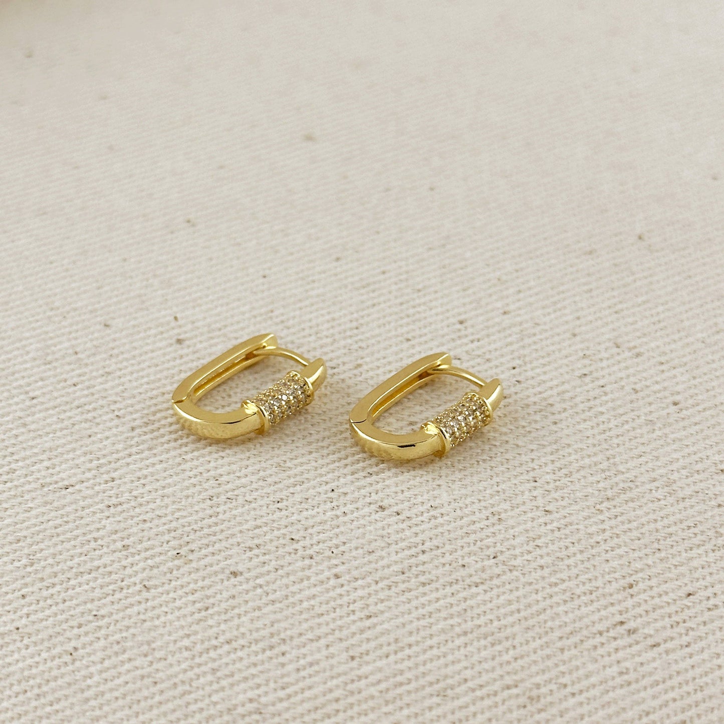 Carabiner Hoop Earrings