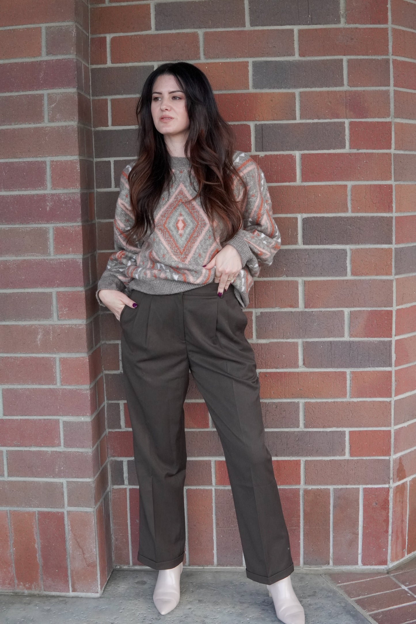 Laina Wool Blend Trouser