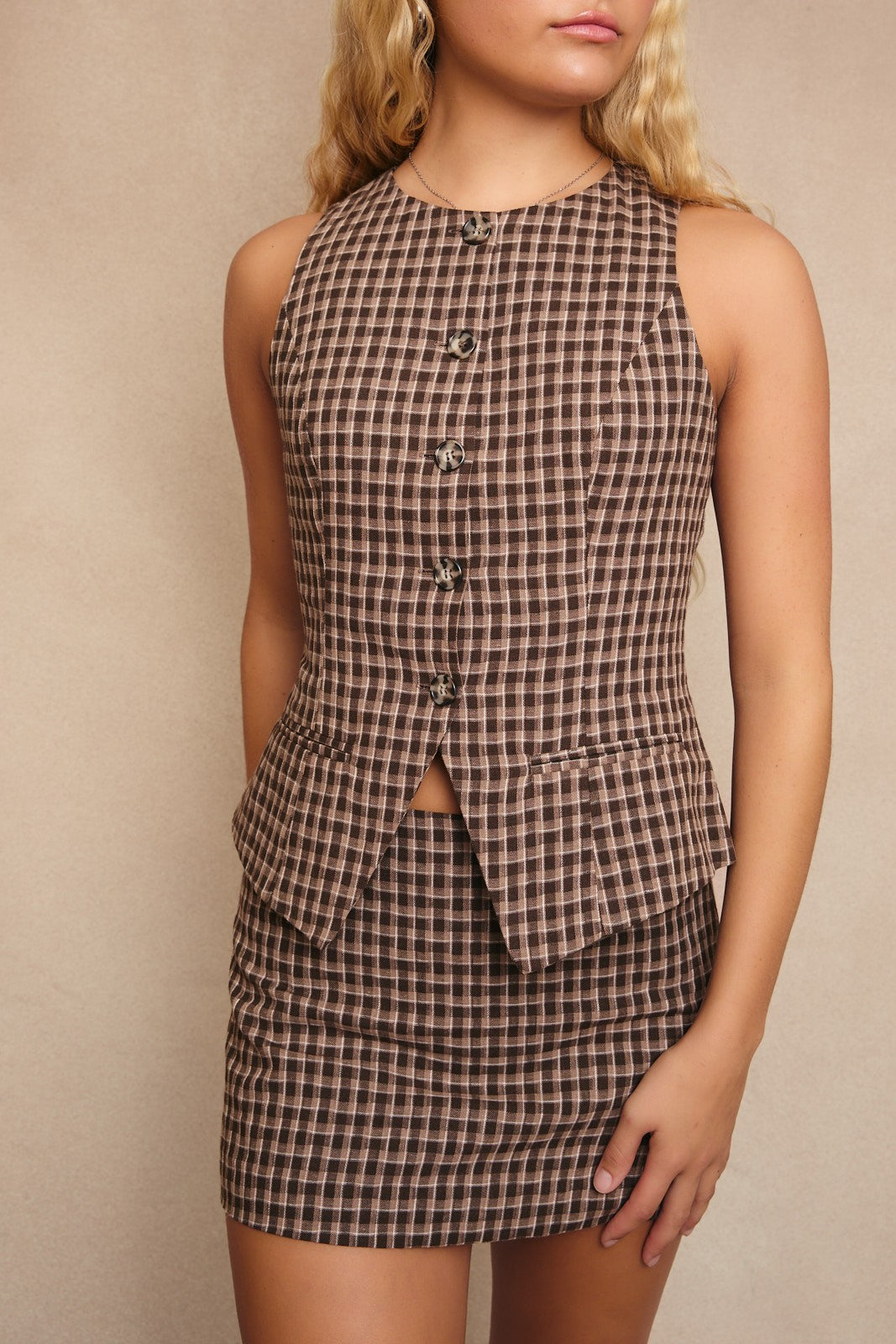 Alice Plaid Mini Skirt