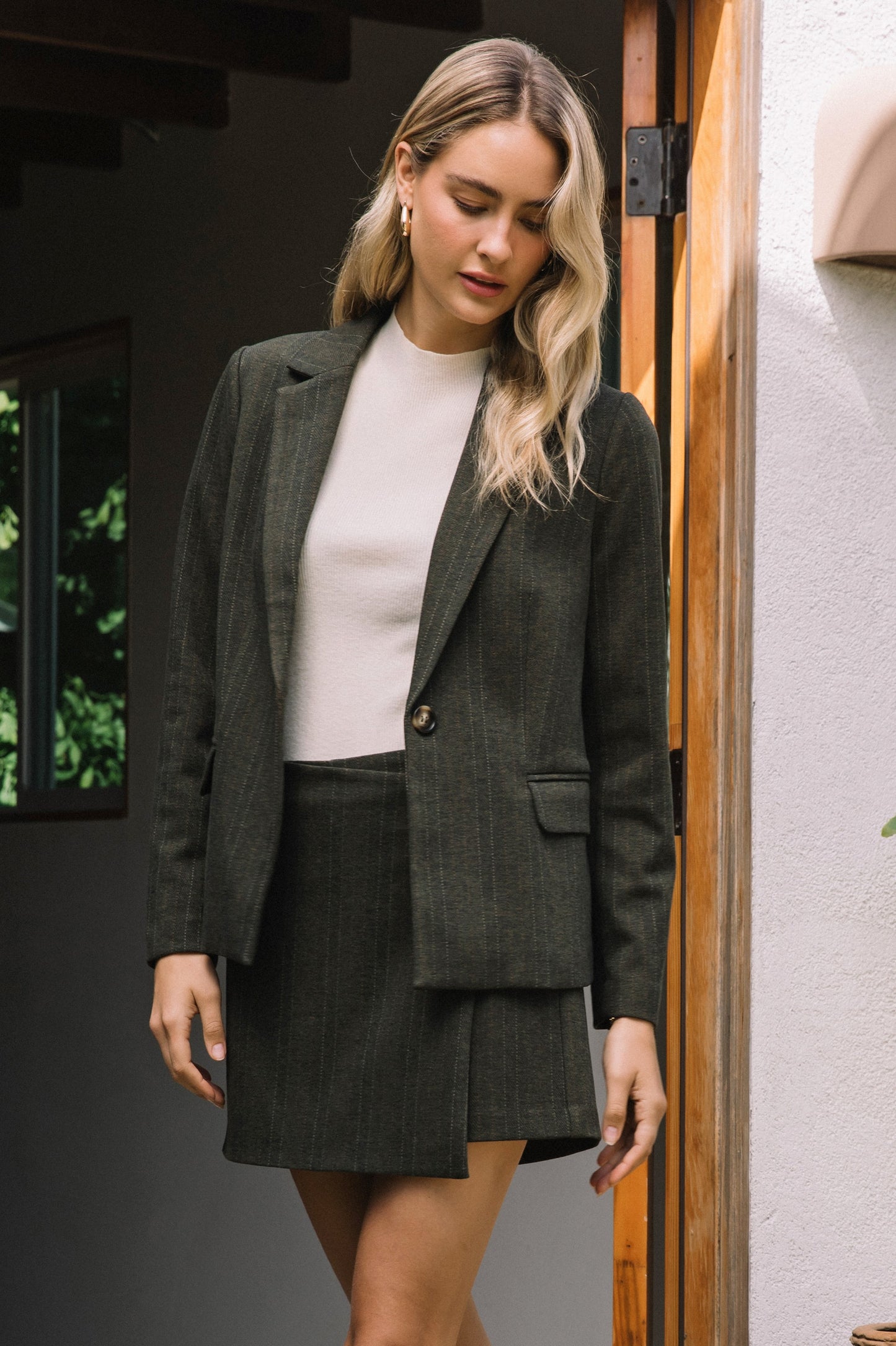 Annabelle Pinstripe Blazer
