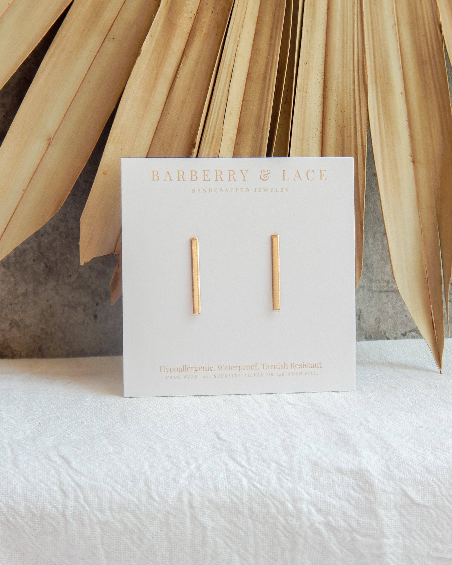 Stick Stud Earrings