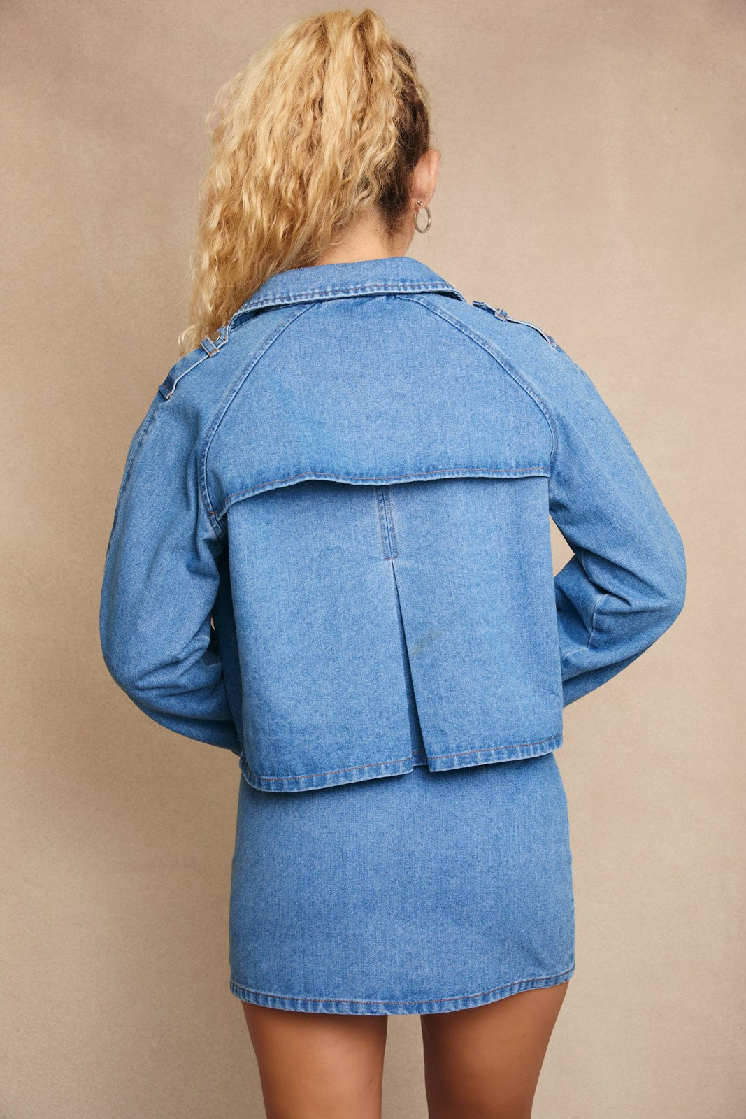 Daphne Denim Trench