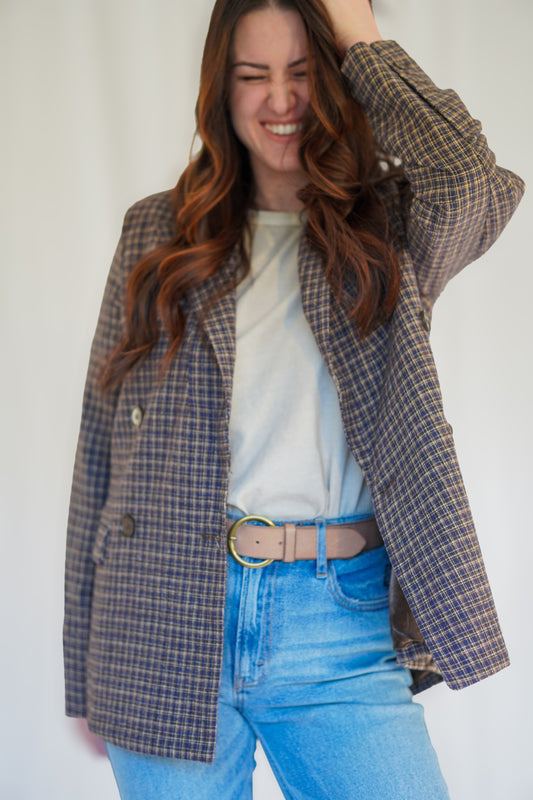 Reggie Plaid Blazer