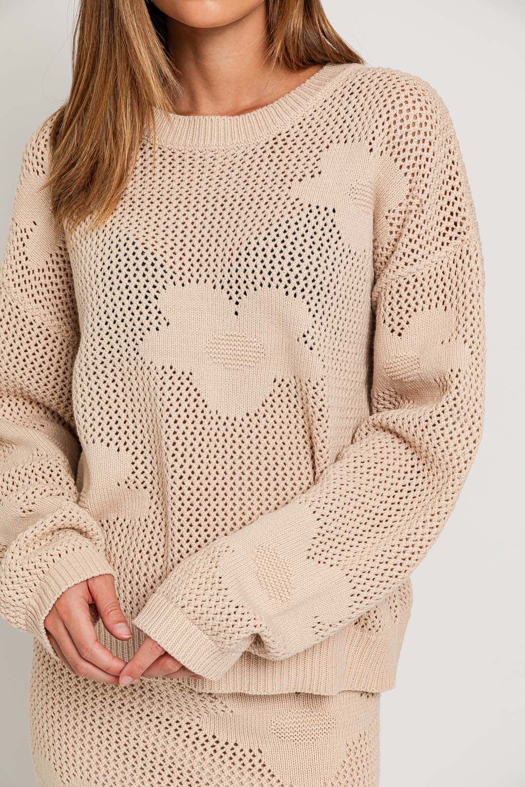 Pip Crochet Sweater Top