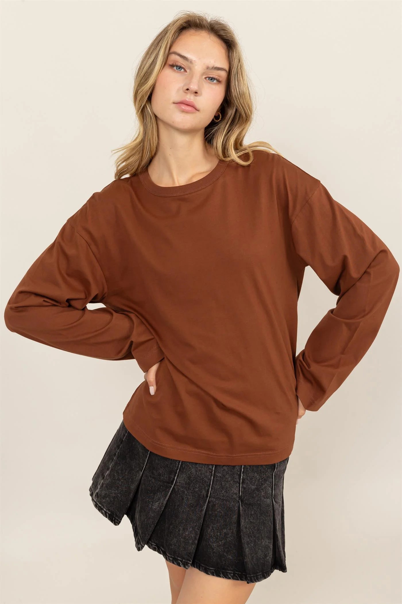 Chestnut Cassie Crew Neck