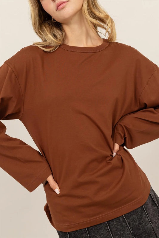 Chestnut Cassie Crew Neck