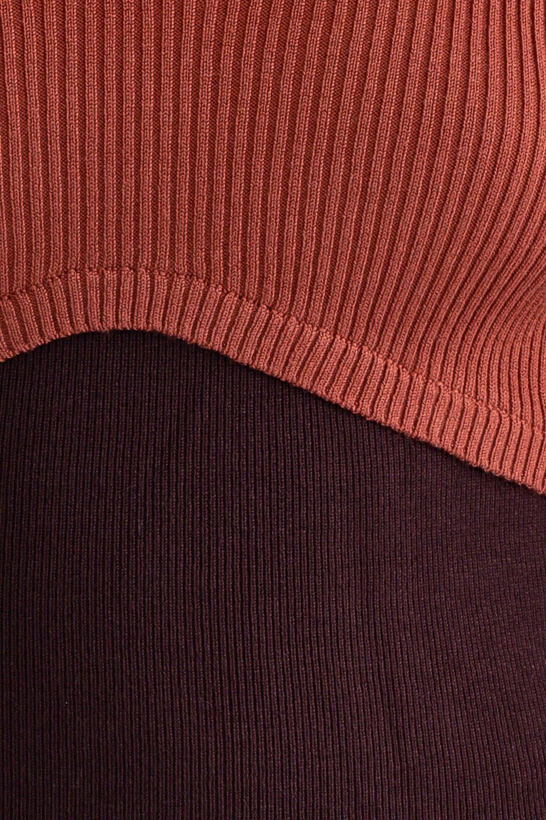 Connie Block Ribbed Top