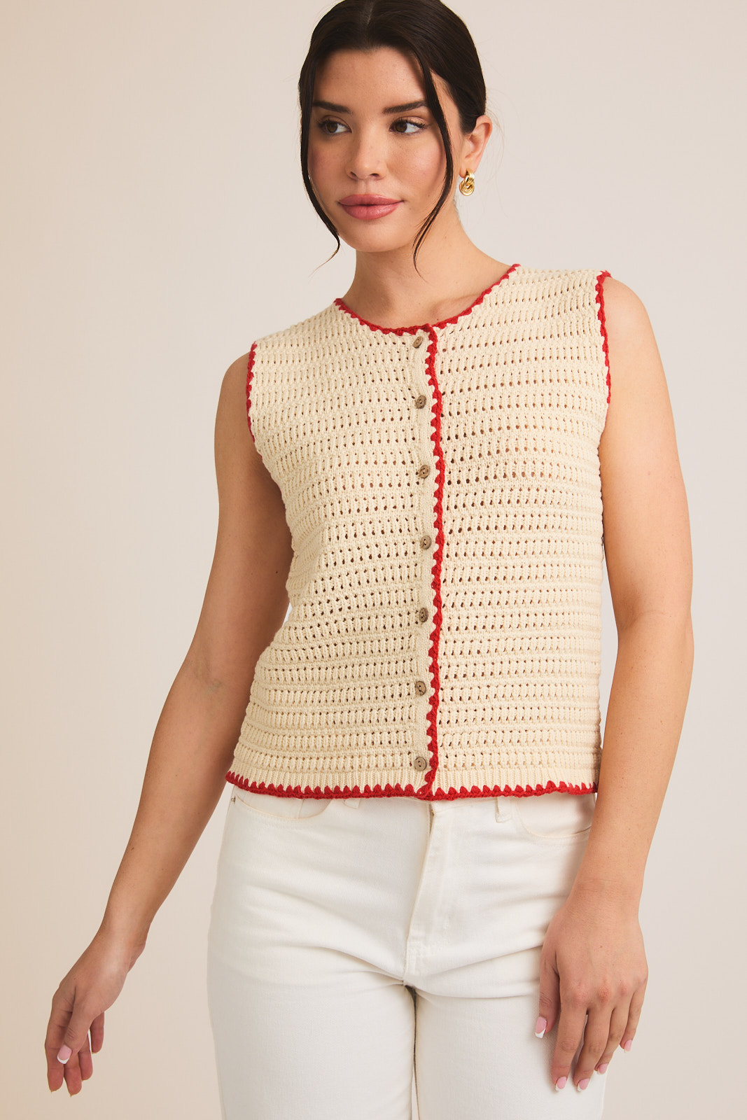 Caylin Crochet Vest