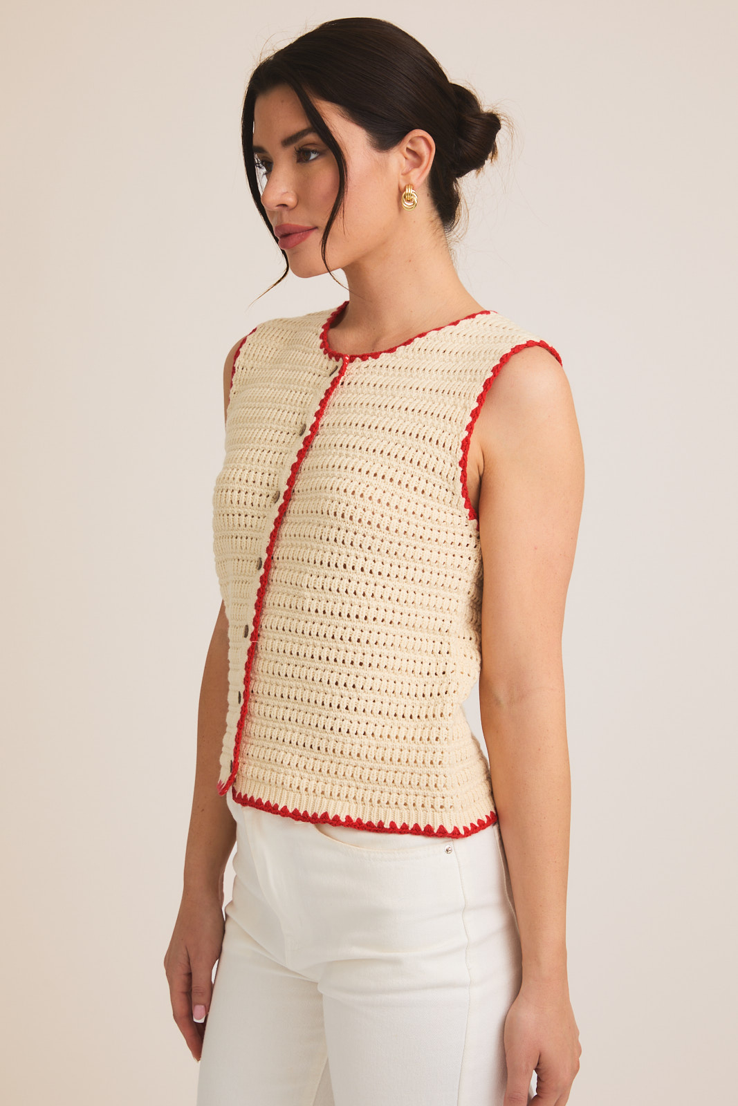 Caylin Crochet Vest