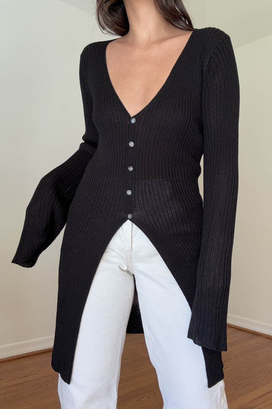 Eden Ribbed Cardigan