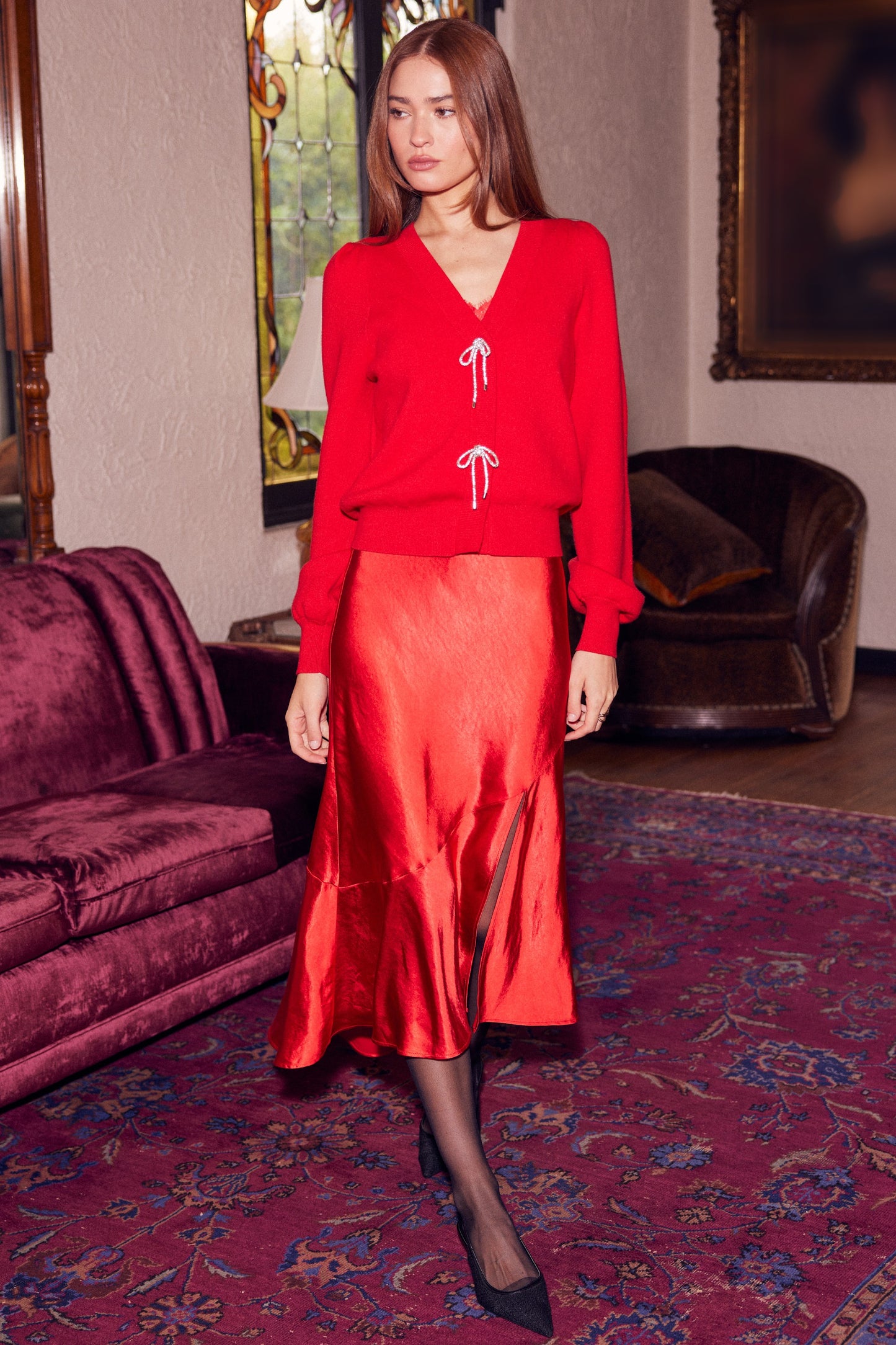 Leona Ribbon Cardigan