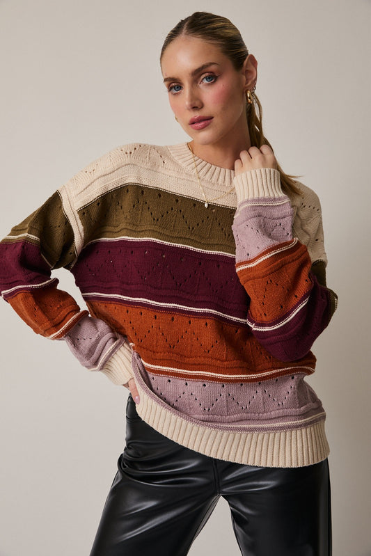 Tate Colorblock Sweater