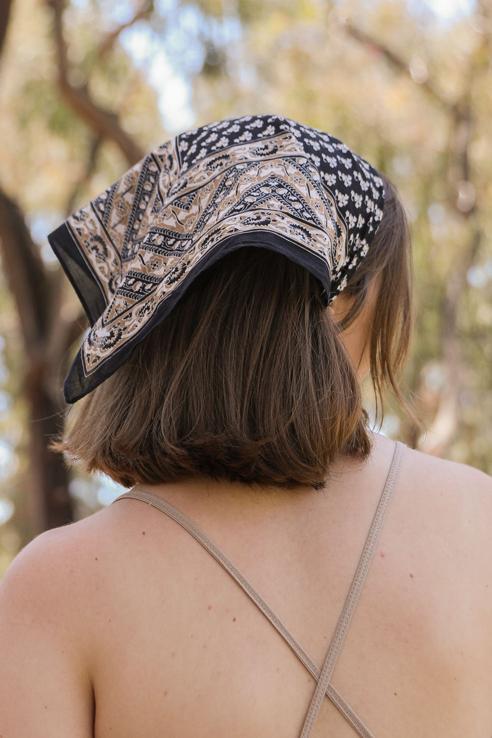 Vintage Floral Bandana