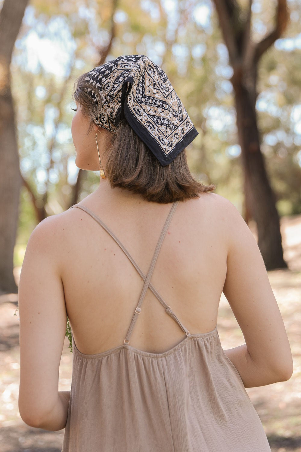 Vintage Floral Bandana